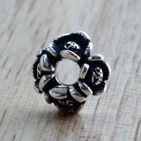 925 Silver Beads Charm Ring Bead Fit European Troll 3.0mm Bracelet Jewelry