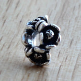 925 Silver Beads Charm Ring Bead Fit European Troll 3.0mm Bracelet Jewelry