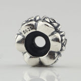 925 Silver Charm Beads Rose Stopper Bracelet for Troll 3.0mm