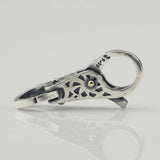 925 Sterling Silver Rotating Buckle Charm for European Troll Bracelet