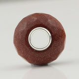 925 Silver Bead Charm Pallisandro Classico for European Troll 3.0mm Bracelet