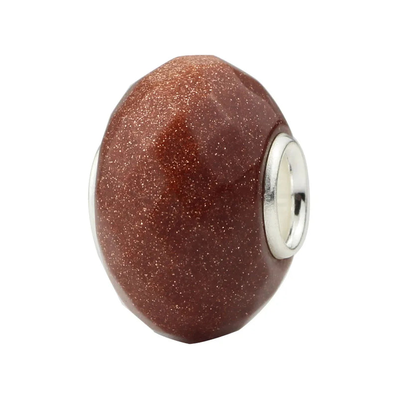 925 Silver Bead Charm Pallisandro Classico for European Troll 3.0mm Bracelet