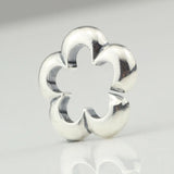 925 Silver Flower Cloud Charm Bead Buckle for European 3.0mm Bracelet