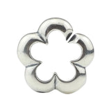 925 Silver Flower Cloud Charm Bead Buckle for European 3.0mm Bracelet
