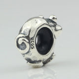 925 Silver Zodiac Pig Charm Bead for European Troll Bracelet Jewelry