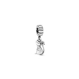 925 Silver Pig Zodiac Sign Charm for Bracelets Necklaces