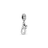 925 Silver Pig Zodiac Sign Charm for Bracelets Necklaces