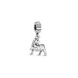 925 Silver Pig Zodiac Sign Charm for Bracelets Necklaces