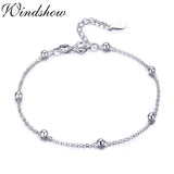 925 Silver Cross Chain Anklet Foot Bracelet for Women