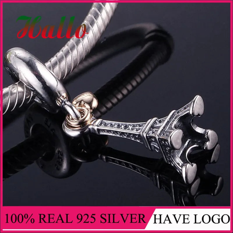 925 Silver Eiffel Tower Charm for Bracelets & Necklaces