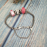 925 Silver Beads Safety Chain Charm for Bracelet Necklace DIY Jewelry