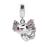 925 Silver Axolotl Charm Pendant Bracelet Gift