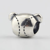 925 Silver Bear Charm Bead European Troll Bracelet Jewelry