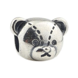 925 Silver Bear Charm Bead European Troll Bracelet Jewelry