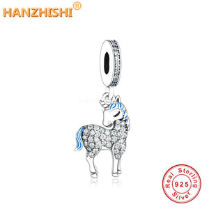 925 Silver Horse Pendant Necklace Anniversary Gift for Her