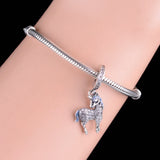 925 Silver Horse Pendant Necklace Anniversary Gift for Her