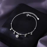 925 Silver Bell Tassel Bracelet: Holiday Gift for Girlfriend