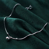 925 Sterling Silver Bells Ankle Decoration Bracelet For Feet