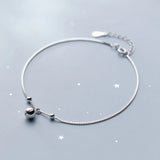 925 Sterling Silver Bells Ankle Decoration Bracelet For Feet