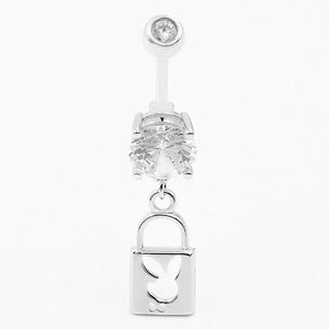925 Silver Rabbit Body Ring for Navel Piercing
