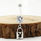 925 Silver Rabbit Body Ring for Navel Piercing