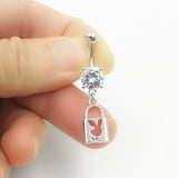 925 Silver Rabbit Body Ring for Navel Piercing