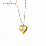 925 Silver Birthstone Heart Pendant Necklace for Mom