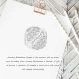 925 Silver Birthstone Round Bead for European Charms Bracelet