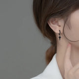 925 Sterling Silver Earrings Short 1.5cm Earring For Women Men