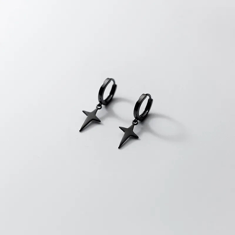 925 Sterling Silver Earrings Short 1.5cm Earring For Women Men