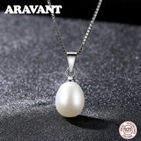 925 Silver Pearl Necklace for Women - Elegant Design
