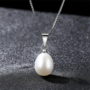 925 Silver Pearl Necklace for Women - Elegant Design