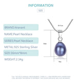 925 Silver Pearl Necklace for Women - Elegant Design