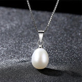 925 Silver Pearl Necklace for Women - Elegant Design