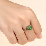 925 Silver Ring Base for Oval Gemstones DIY Jewelry