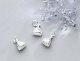 925 Silver Money Bag Charms For Bracelets Making 13x9mm