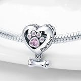925 Silver Zircon High Heels Charm for Bracelet Making