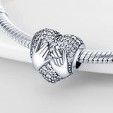 925 Silver Zircon High Heels Charm for Bracelet Making