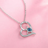 925 Silver Sea Turtle Necklace I Love You Forever Pendant