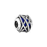 925 Silver Galaxy Charm Beads for Bracelet DIY Jewelry