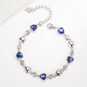 925 Silver Zircon Bracelets For Women Wedding Jewelry