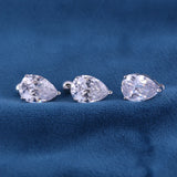 925 Silver Water Drop Belly Button Ring