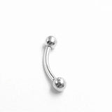 925 Silver Body Piercing Jewelry Eyebrow Stud Ear Bone Stud 