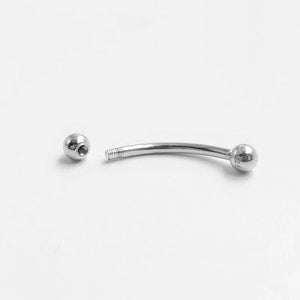 925 Silver Body Piercing Jewelry Eyebrow Stud Ear Bone Stud 