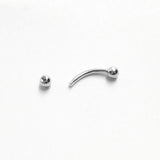925 Silver Body Piercing Jewelry Eyebrow Stud Ear Bone Stud 