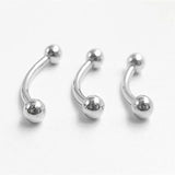 925 Silver Body Piercing Jewelry Eyebrow Stud Ear Bone Stud 