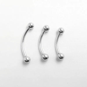 925 Silver Body Piercing Jewelry Eyebrow Stud Ear Bone Stud 