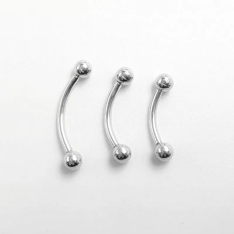 925 Silver Body Piercing Jewelry Eyebrow Stud Ear Bone Stud 