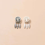925 Silver Bohemia Beading Dream Catcher Charms Pendants