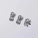 925 Silver Bohemia Beading Dream Catcher Charms Pendants